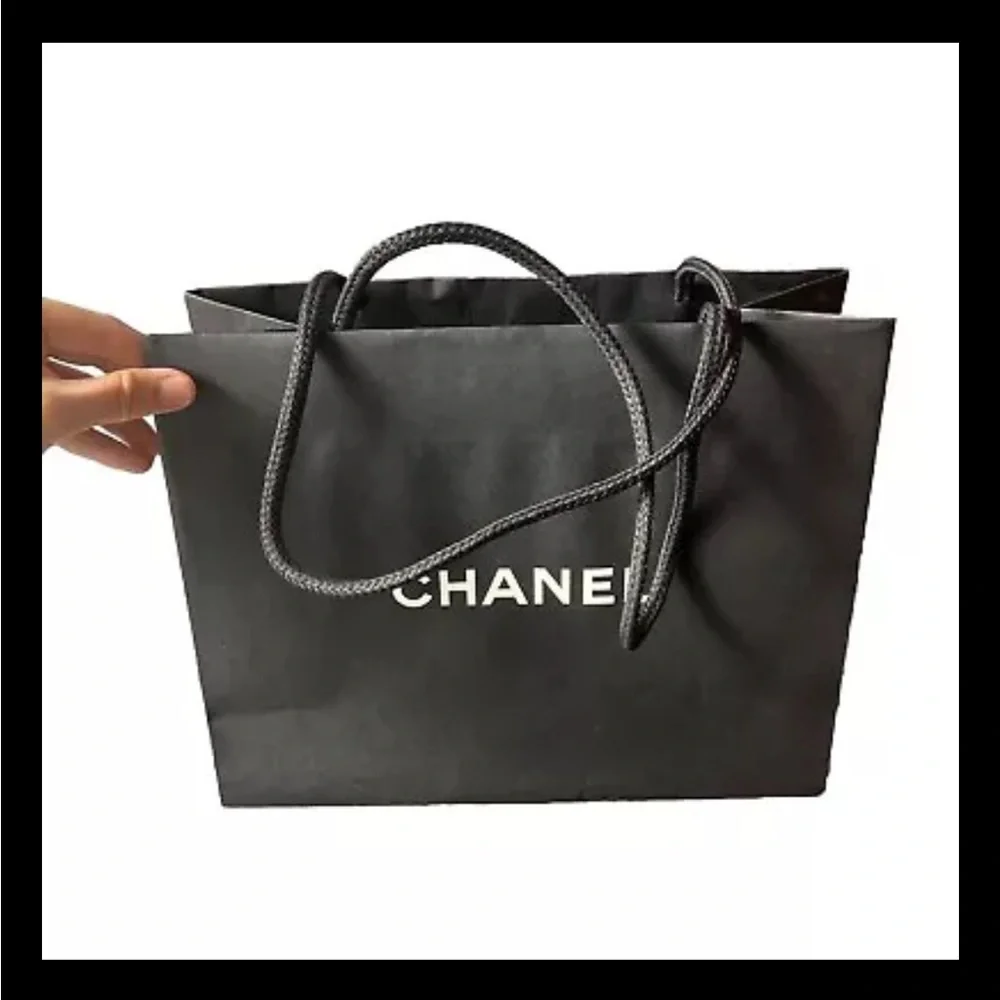 New Chanel paper bag tote shopping bag